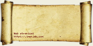 Danica Đokić vizit kartica